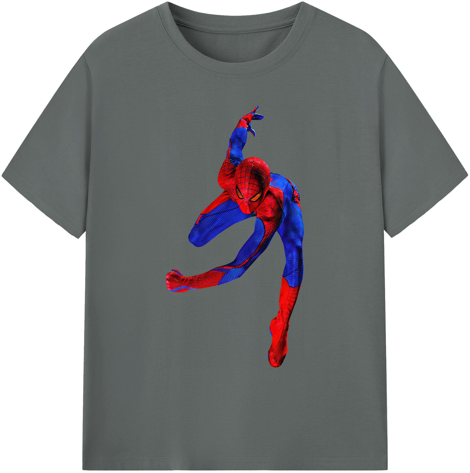 （画像用） Spider Man スパイダーマン 綿100％ メンズ半袖Tシャツ｜肌触りやわらか＆通気性